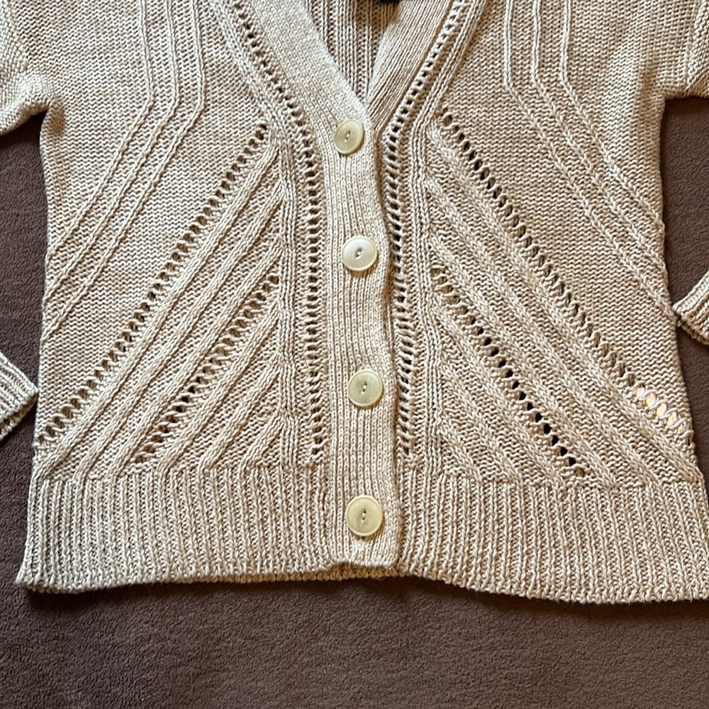 NWT Beautiful Lauren Ralph Lauren Cardigan - Picture 3 of 8